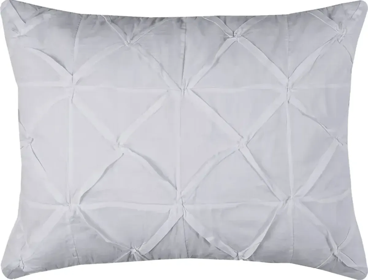 Katrya White King Sham