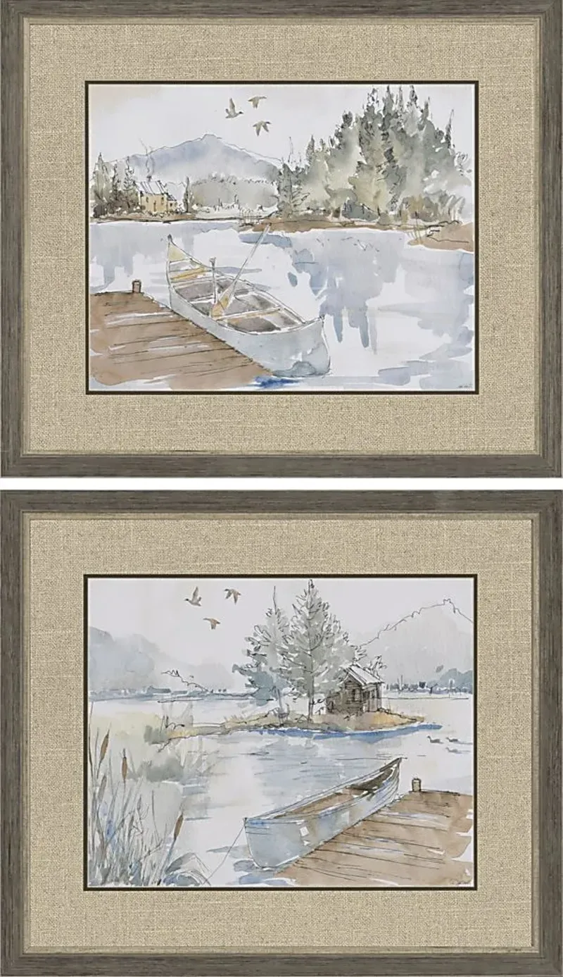 Lakeside Retreat Set of 2 Artwork