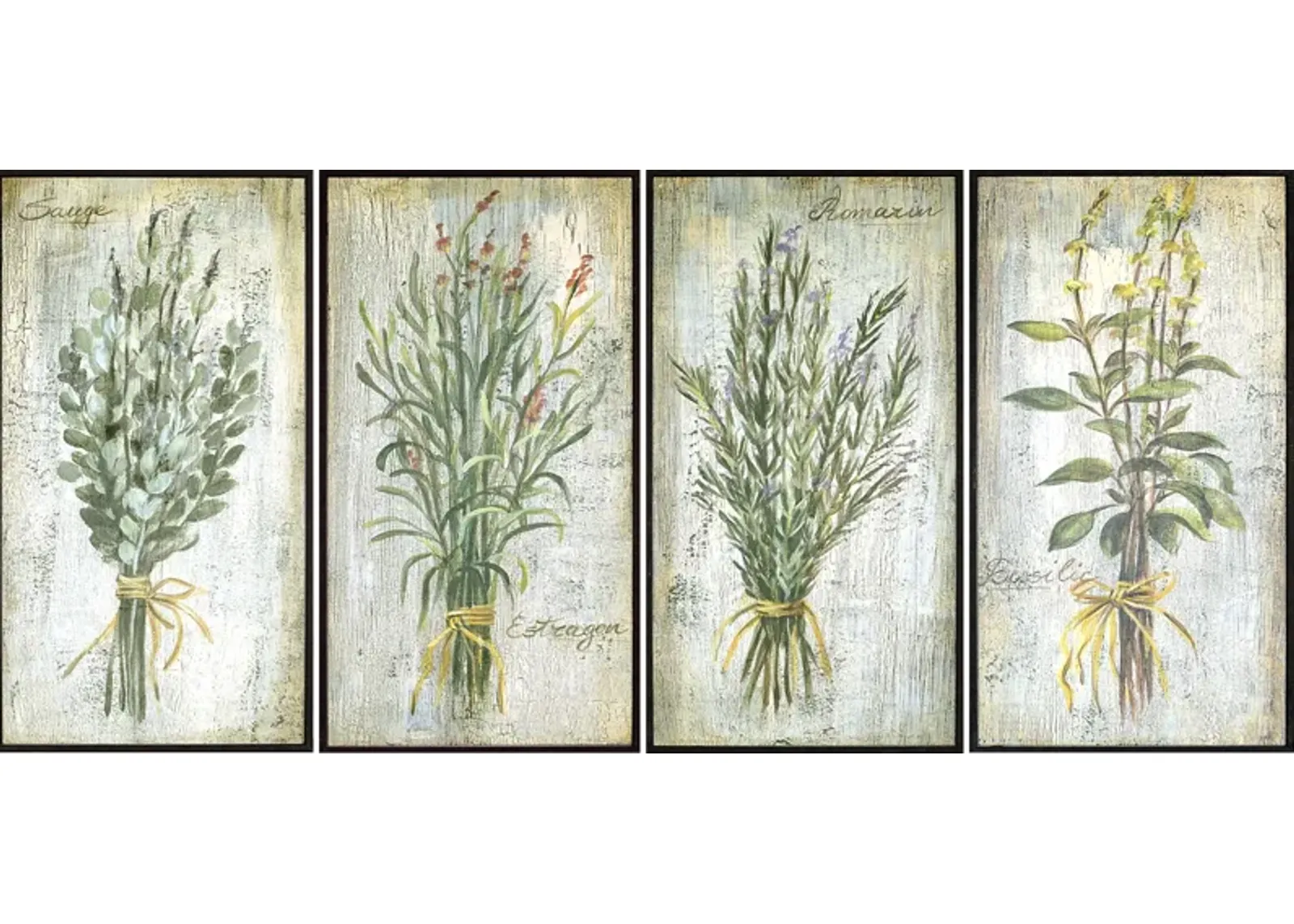 Casual Herbs Set of 4 Artwork