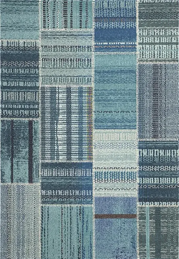 Brooten Blue 5'1 x 7'7 Rug