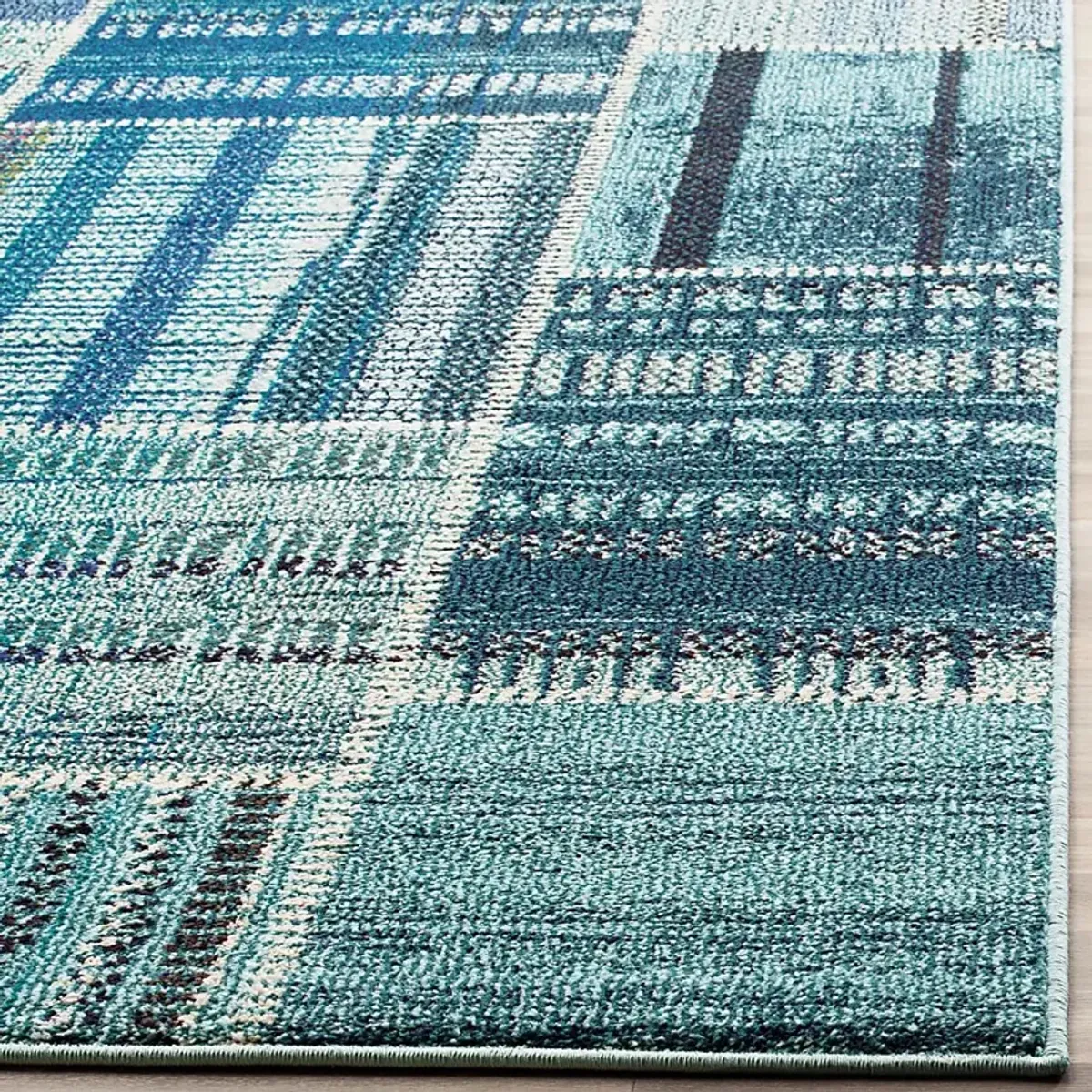 Brooten Blue 6'7 x 9'2 Rug