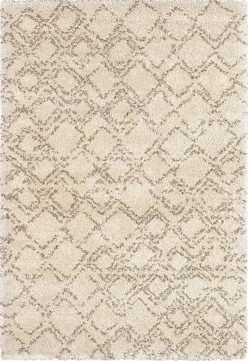 Alalia Ivory 3'11 x 5'6 Rug