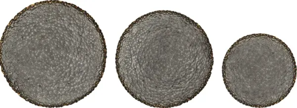 Pierse Metal Gray Wall Decor, Set of 3