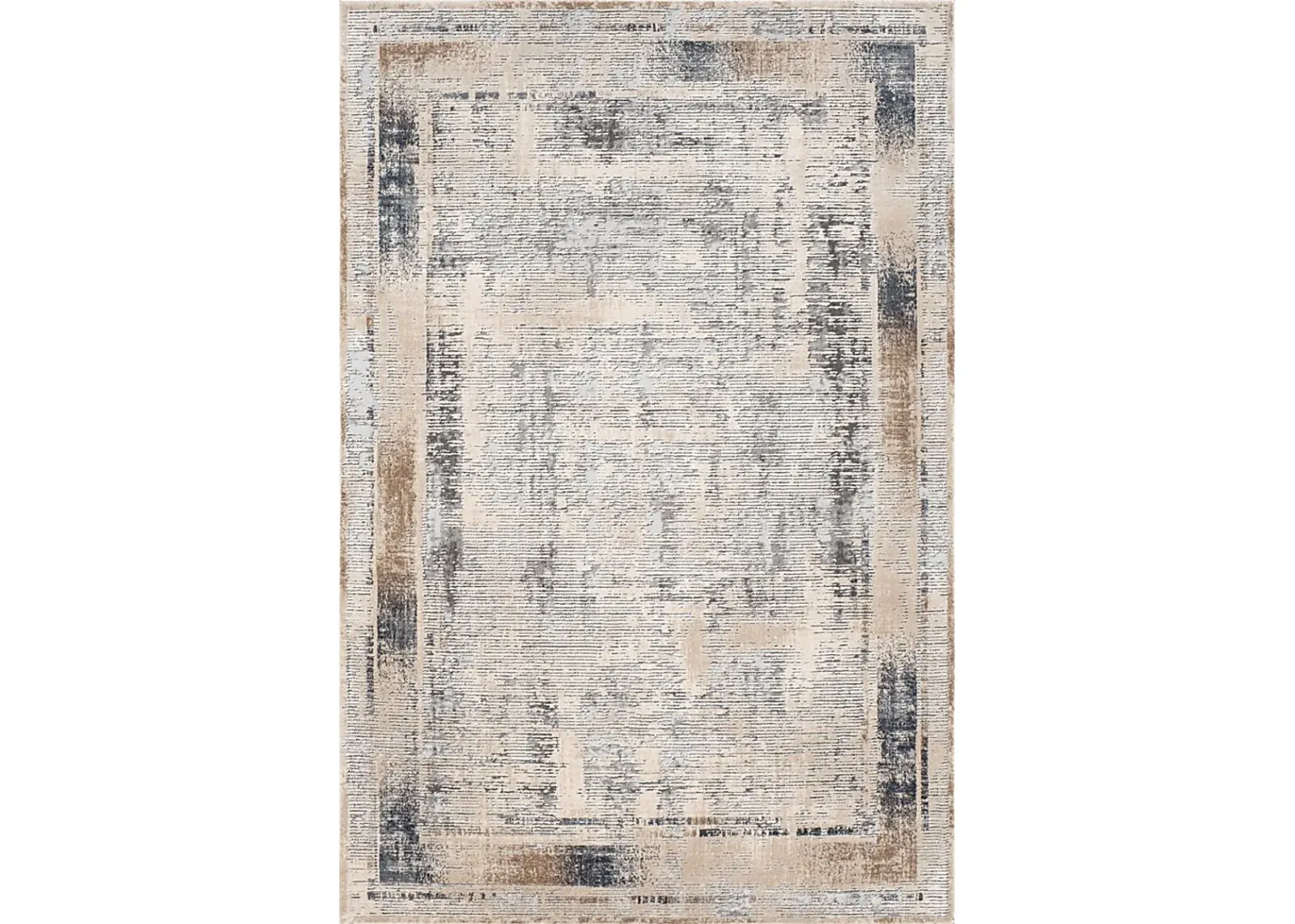 Ediline Ivory 6'7 x 9'6 Rug