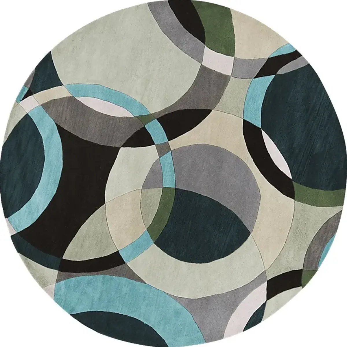 Avere Green 8' Round Rug