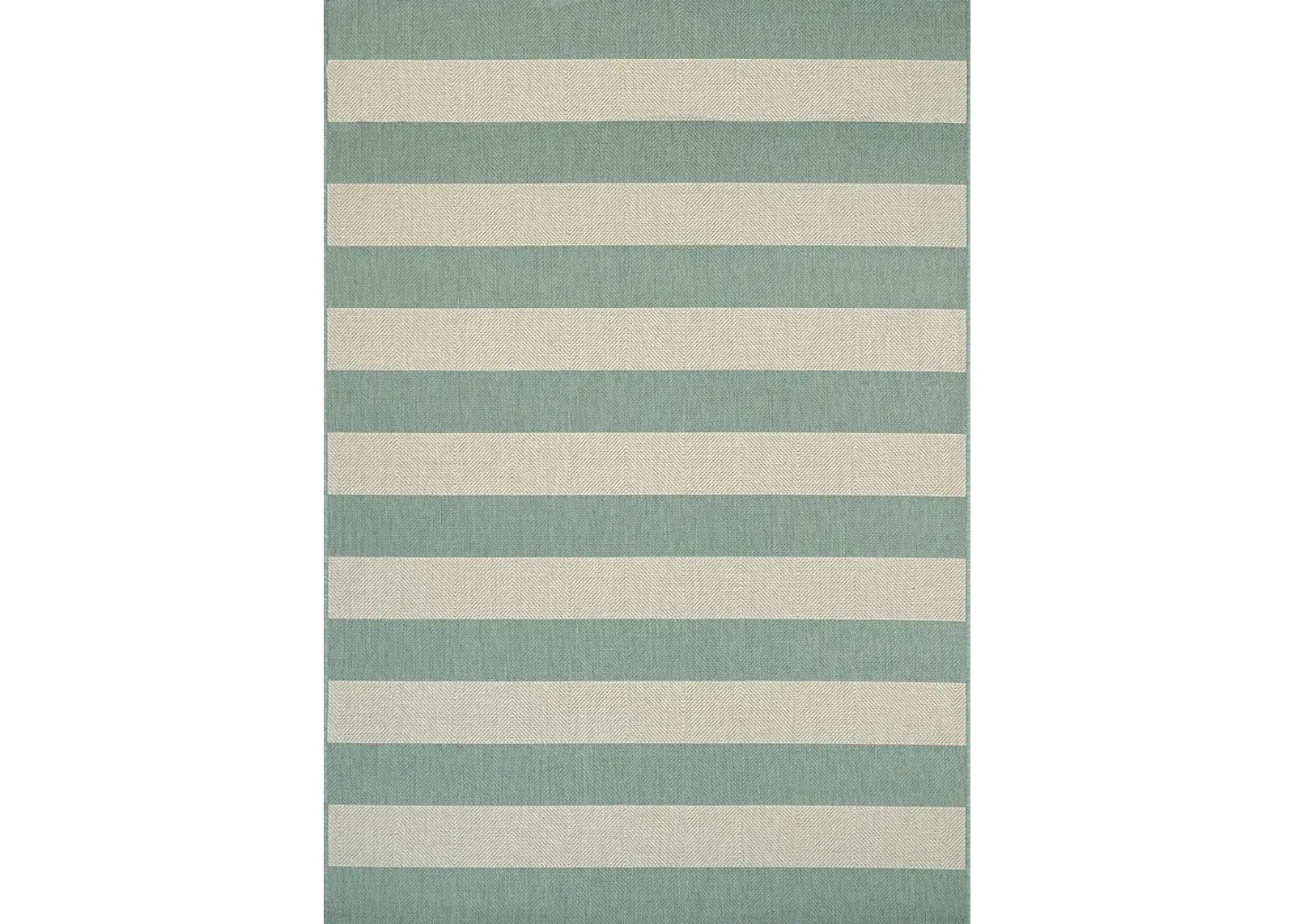 Cape Bay Green 6'6 x 9'6 Indoor/Outdoor Rug