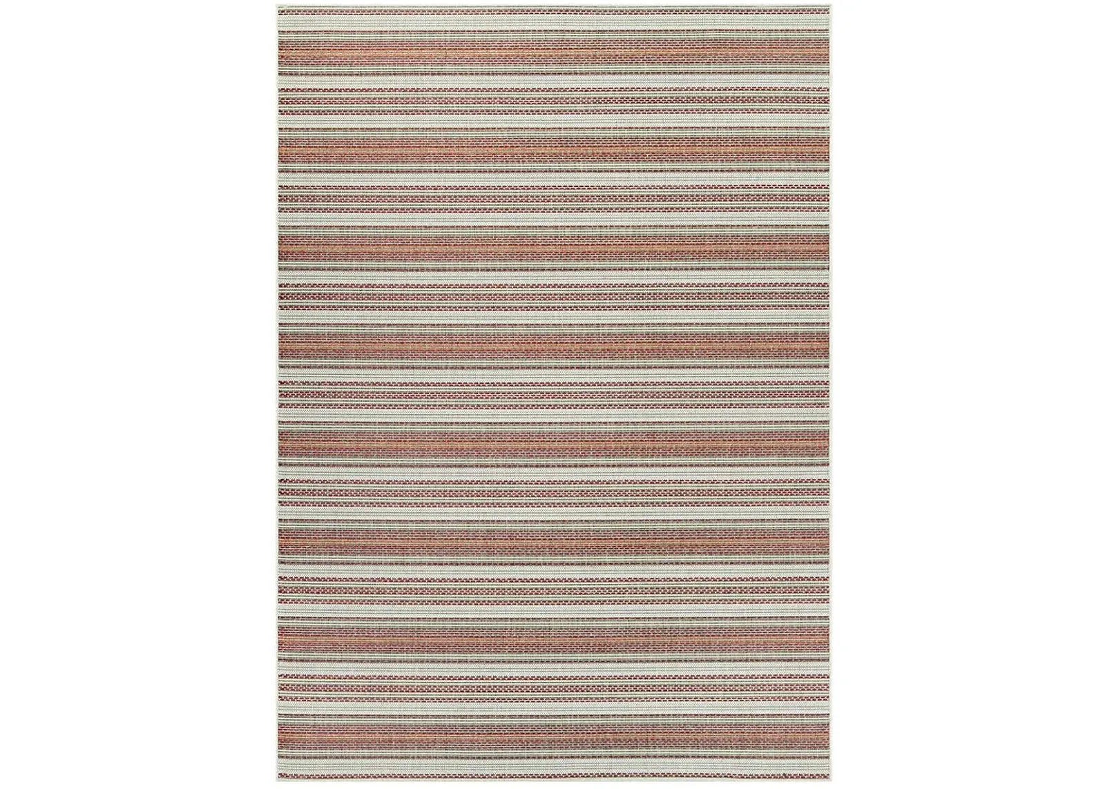 Zentro Coral 7'6 x 10'9 Indoor/Outdoor Rug