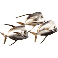 Swim Away Silver Indoor/Outdoor Wall Art