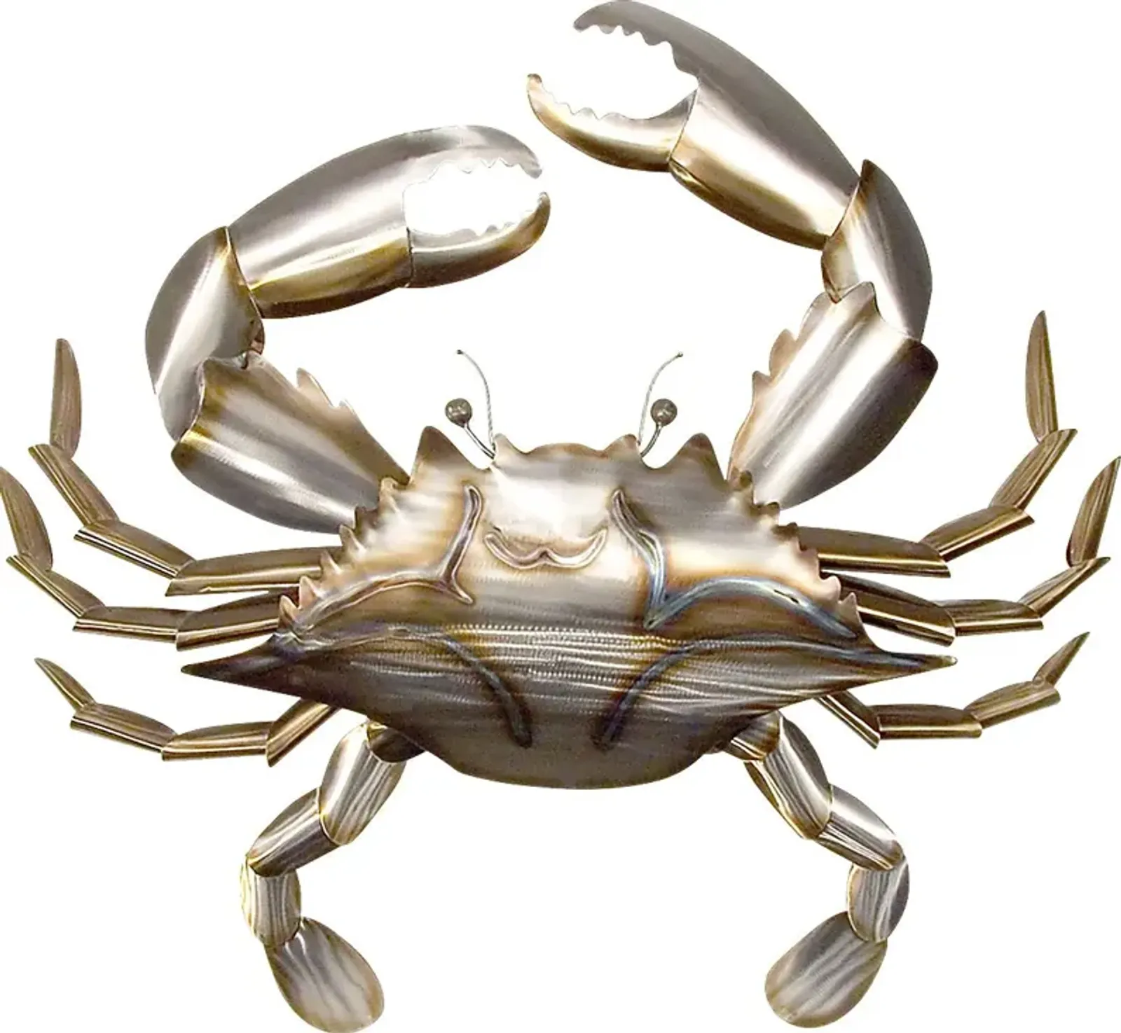 Sea Crab Silver Indoor/Outdoor Wall Art