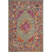 Lowell Point Gray 5'1 x 7'6 Rug