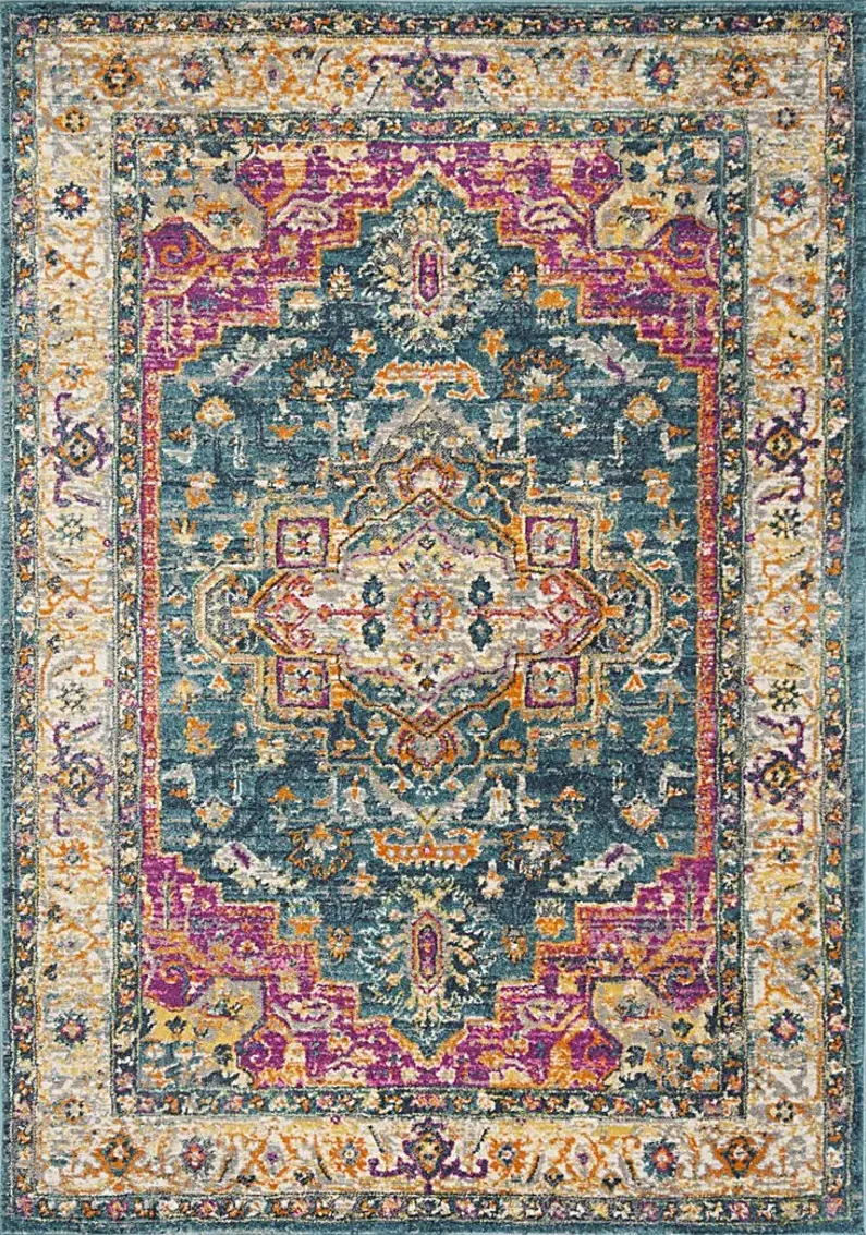 Fairview Spring Blue 4' x 6' Rug