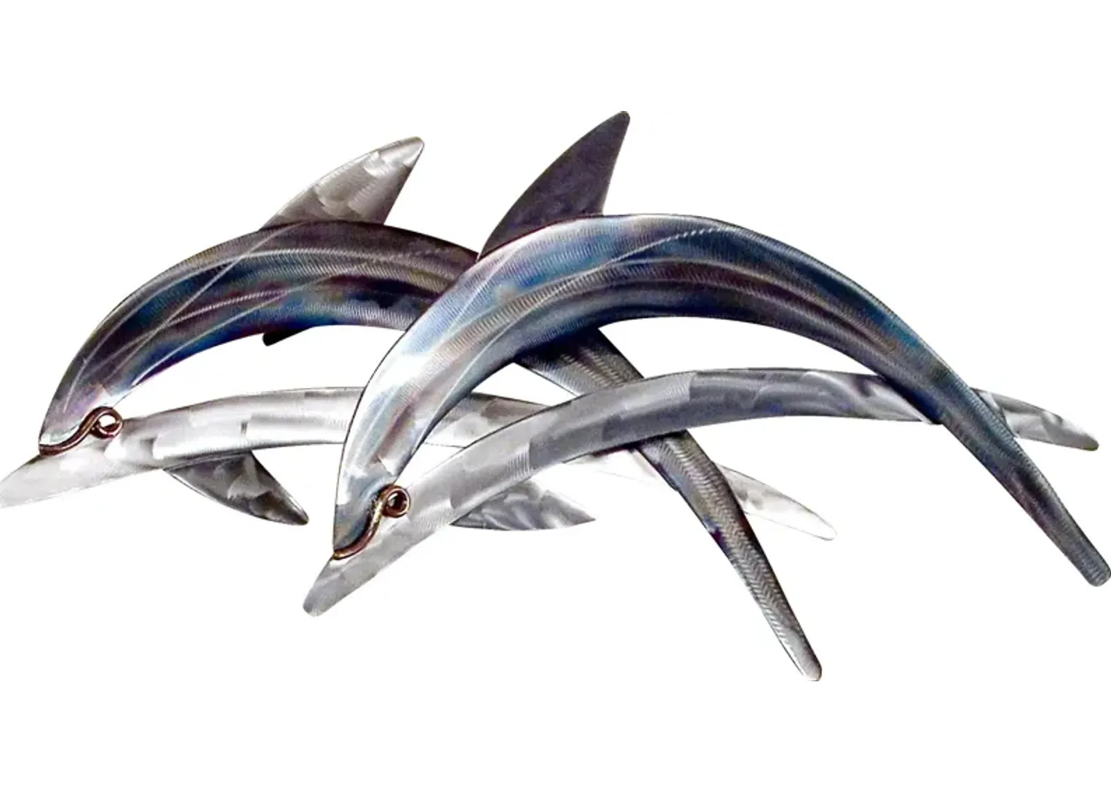 Dolphins II Blue Indoor/Outdoor Wall Art