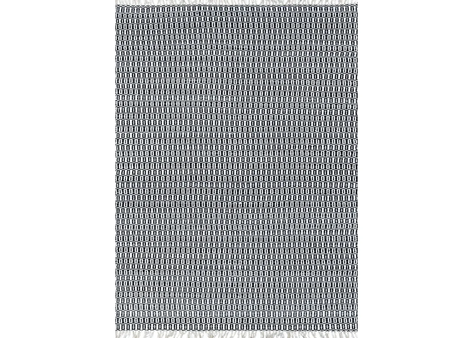 Malani Black 5' x 8' Indoor/Outdoor Rug