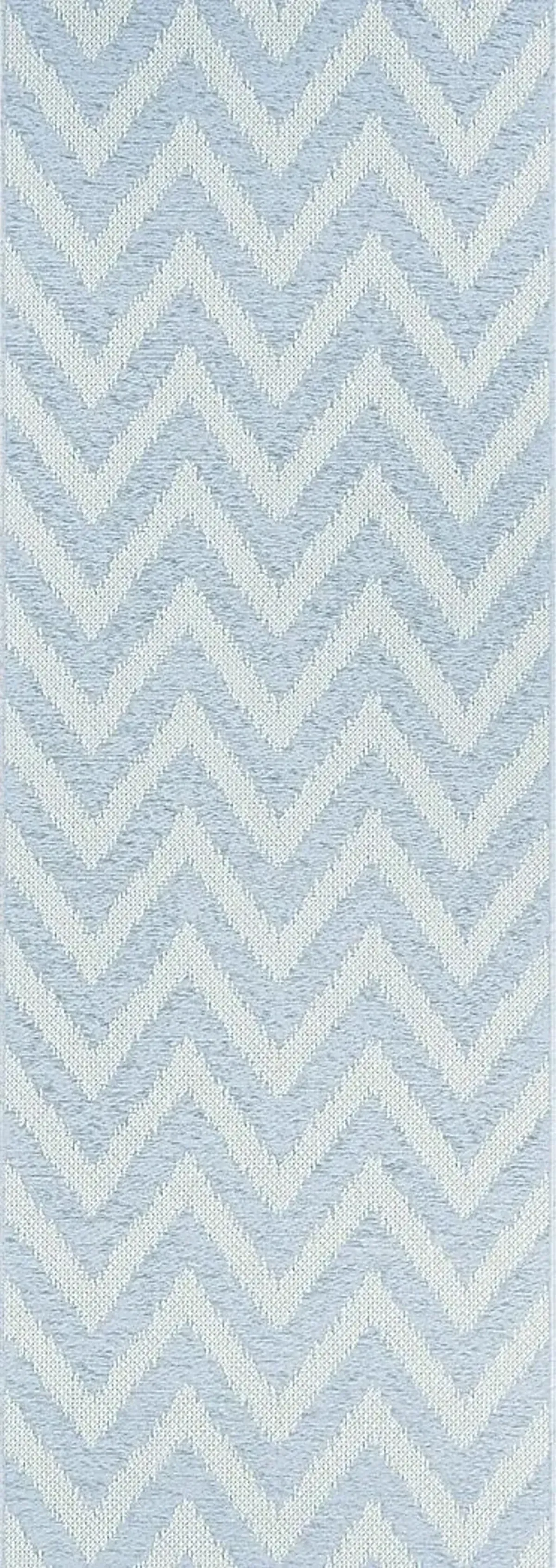 Lynna Blue 2'6 x 7'6 Runner Indoor/Outdoor Rug