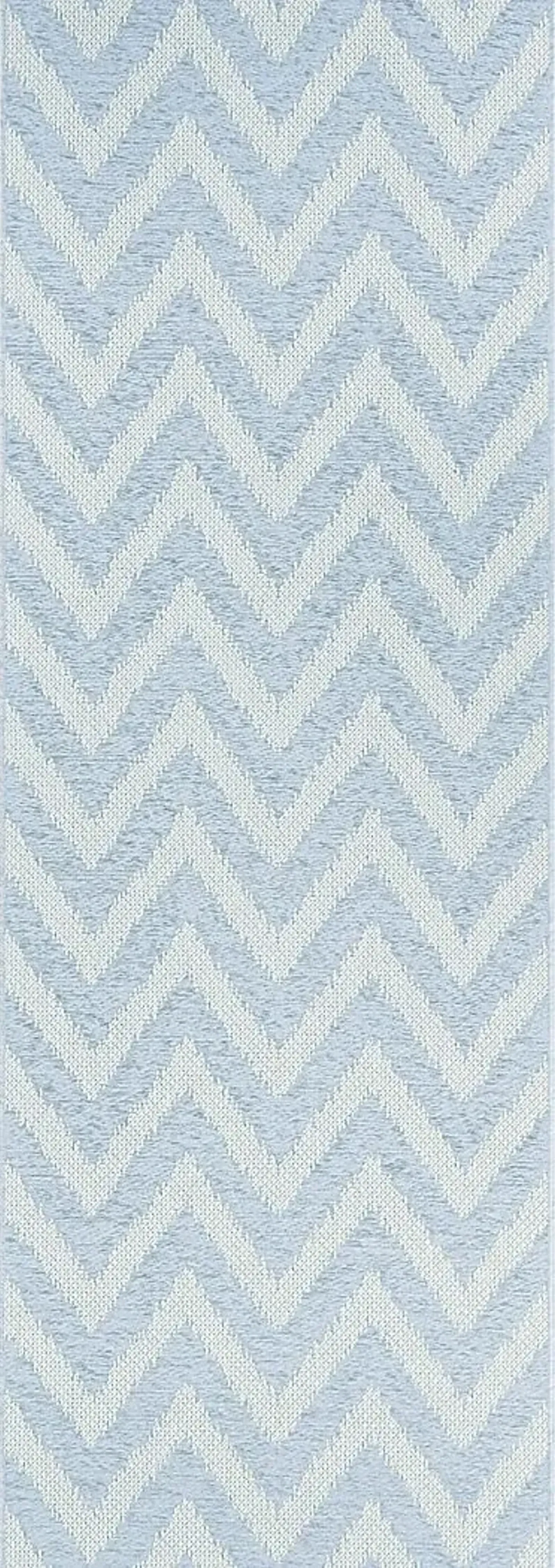 Lynna Blue 2'6 x 7'6 Runner Indoor/Outdoor Rug