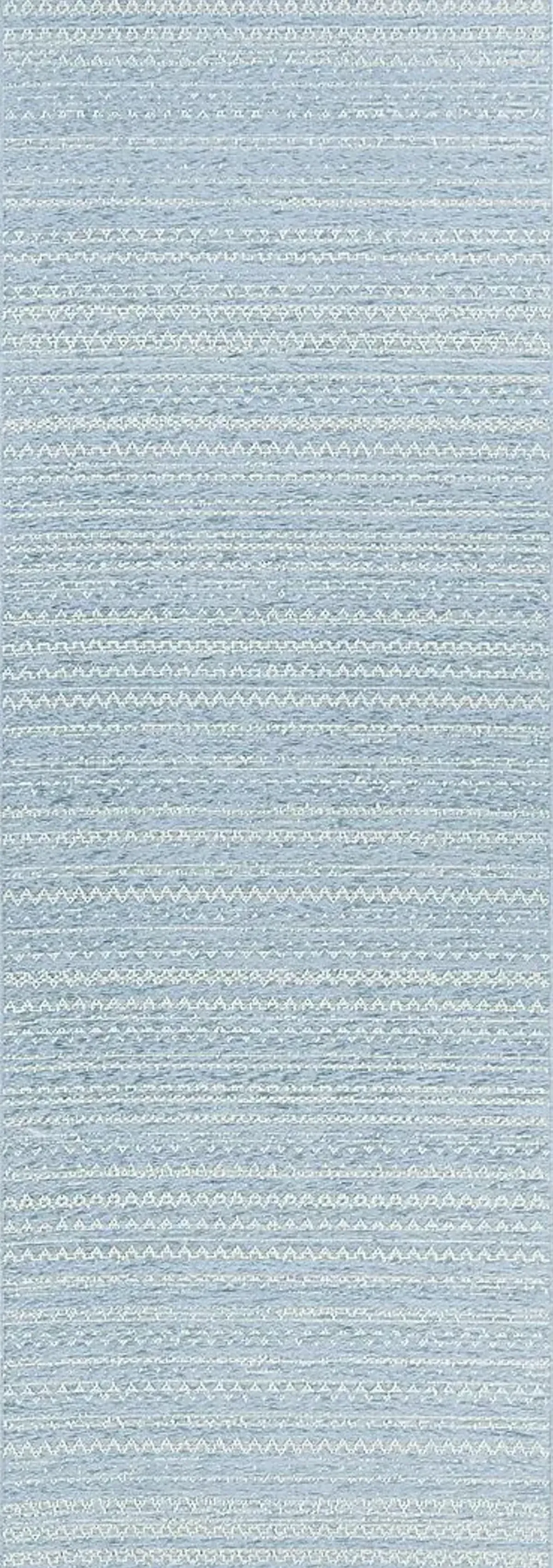 Maylin Blue 2'6 x 7'6 Runner Indoor/Outdoor Rug