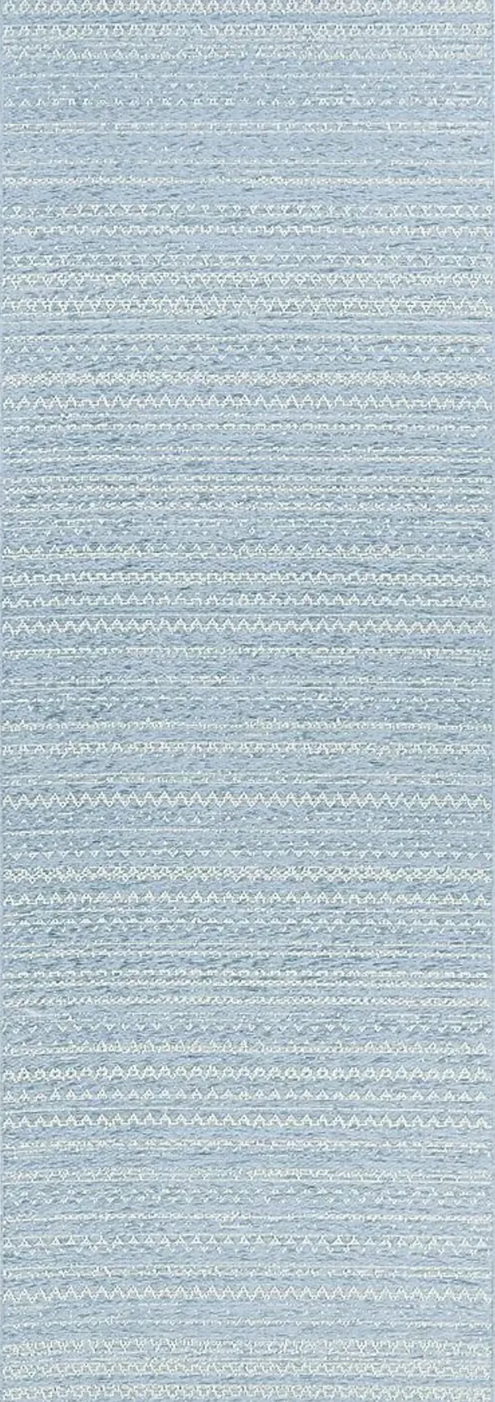 Maylin Blue 2'6 x 7'6 Runner Indoor/Outdoor Rug