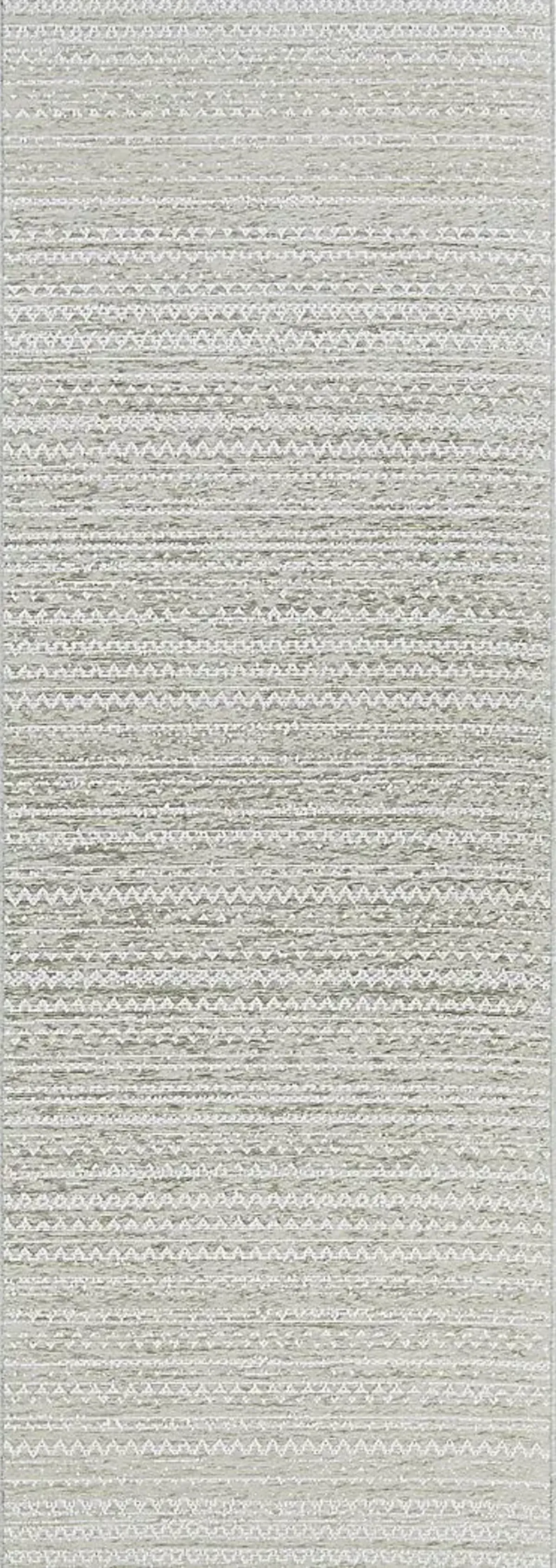 Maylin Brown 2'6 x 7'6 Runner Indoor/Outdoor Rug