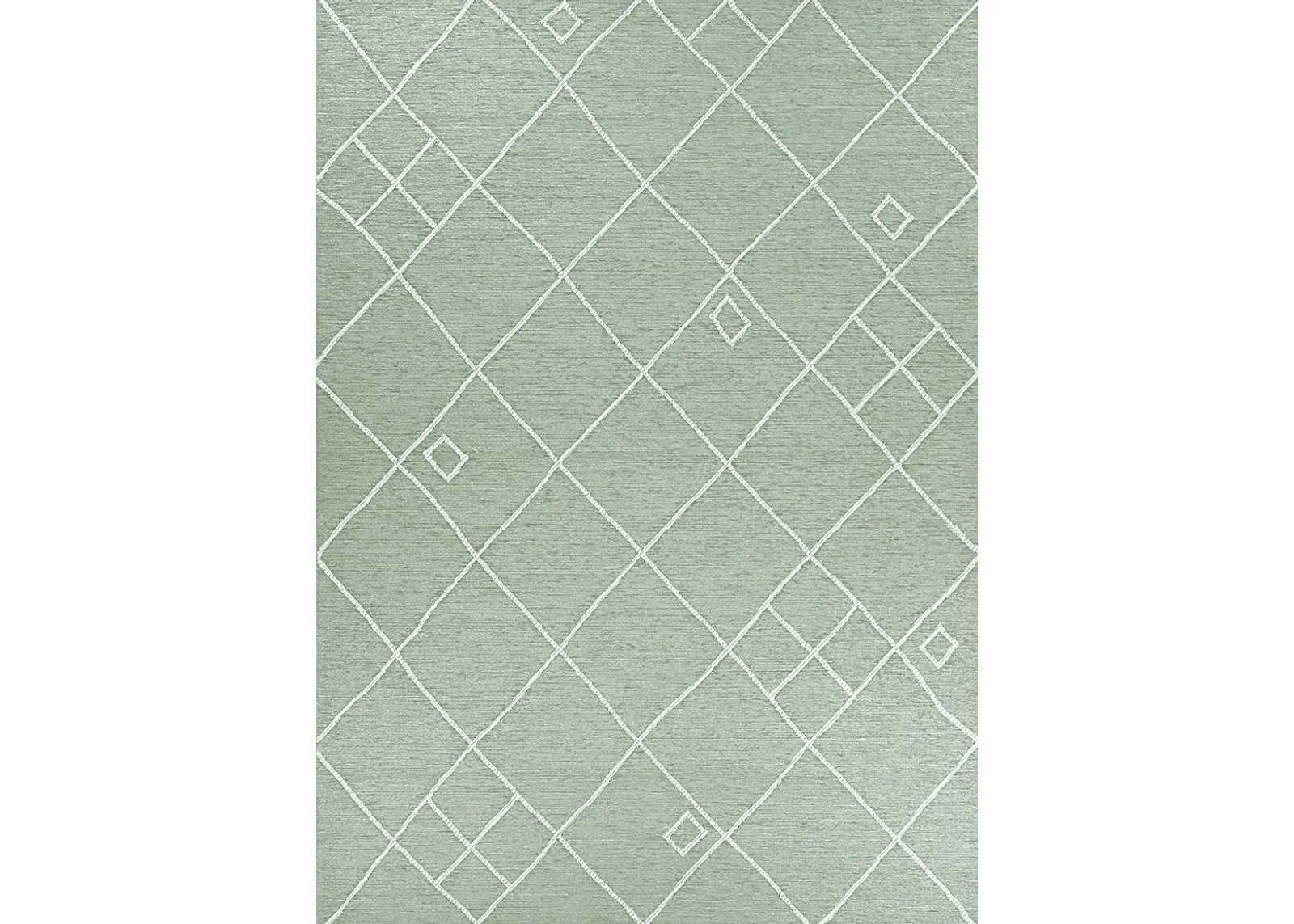 Arvia Green 6'4 x 9'6 Indoor/Outdoor Rug