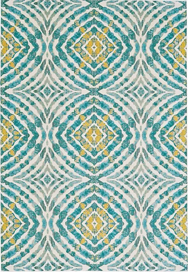 Neave Teal 7'10 x 11' Rug