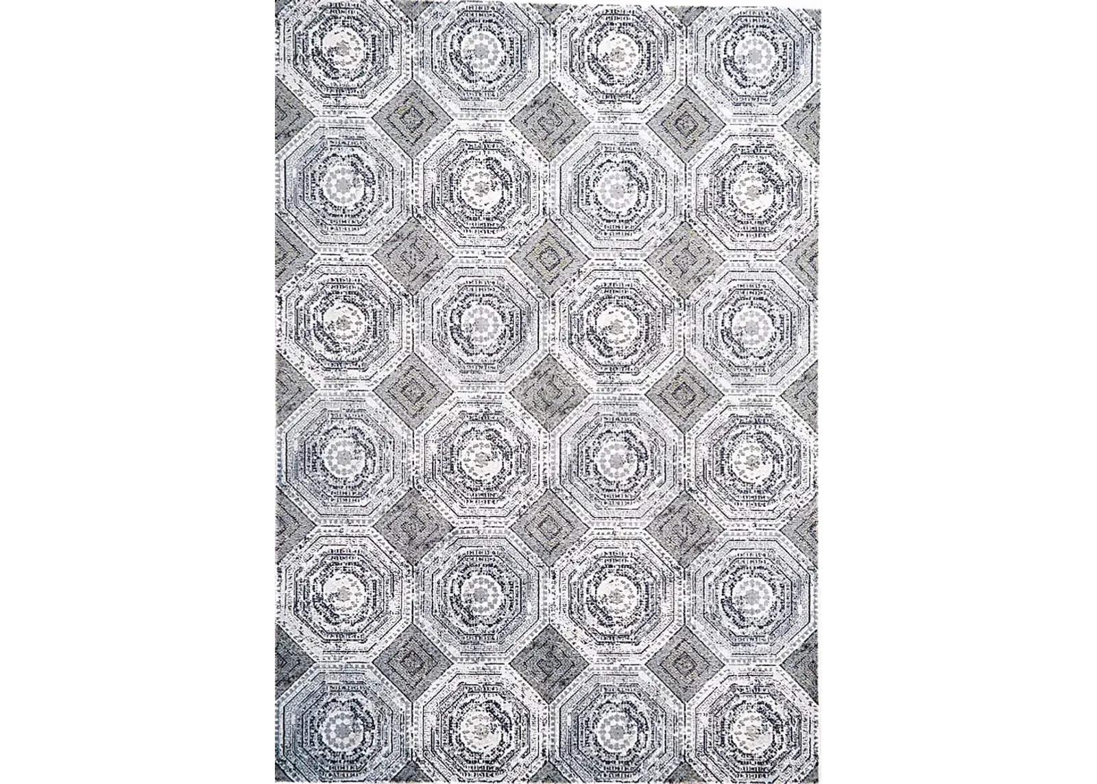 Ashling White 6'7 x 9'6 Rug