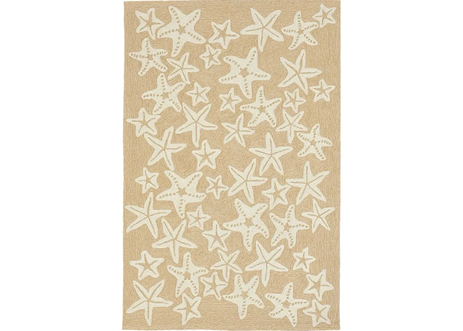 Ocean Gem Taupe 5' x 7'6 Indoor/Outdoor Rug