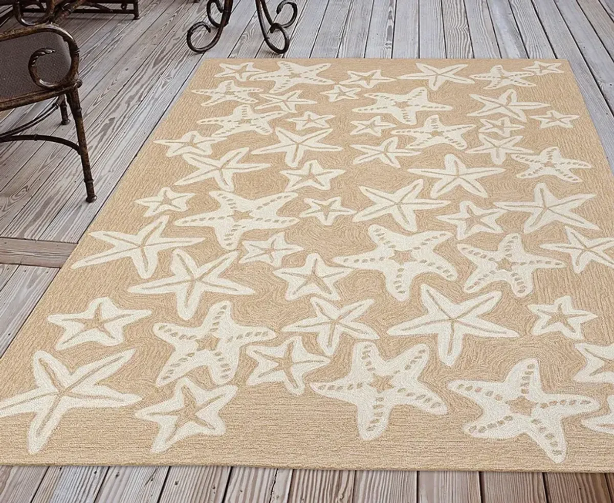 Ocean Gem Taupe 7'6 x 9'6 Indoor/Outdoor Rug