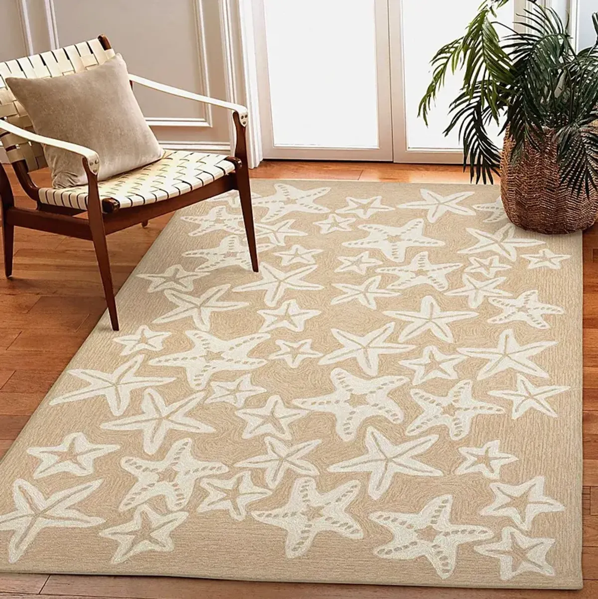 Ocean Gem Taupe 7'6 x 9'6 Indoor/Outdoor Rug