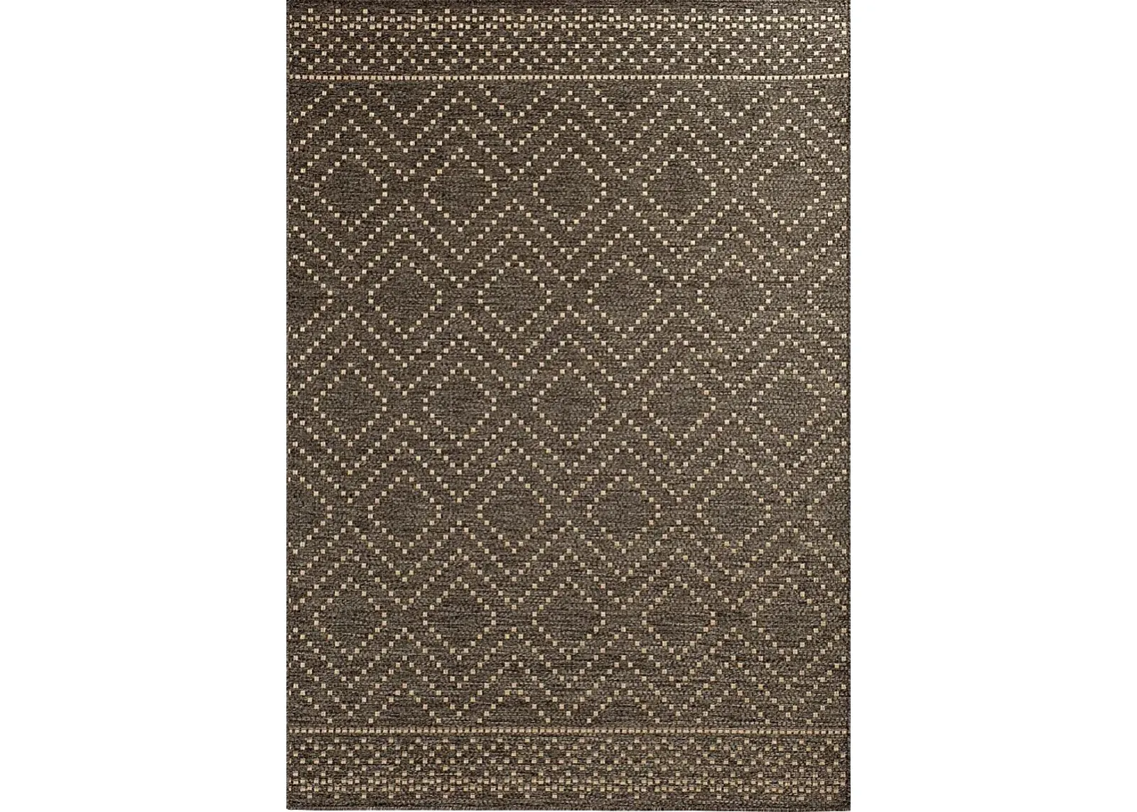 Danyal Brown 5'3 x 7'7 Indoor/Outdoor Rug