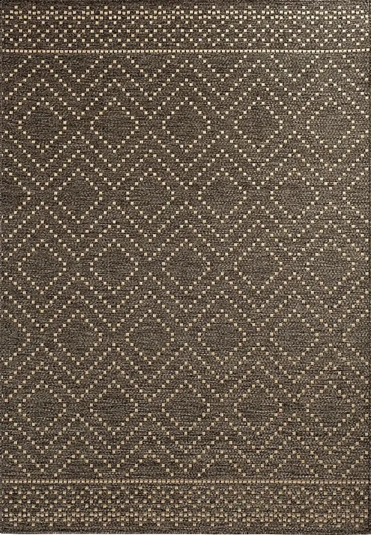 Danyal Brown 5'3 x 7'7 Indoor/Outdoor Rug