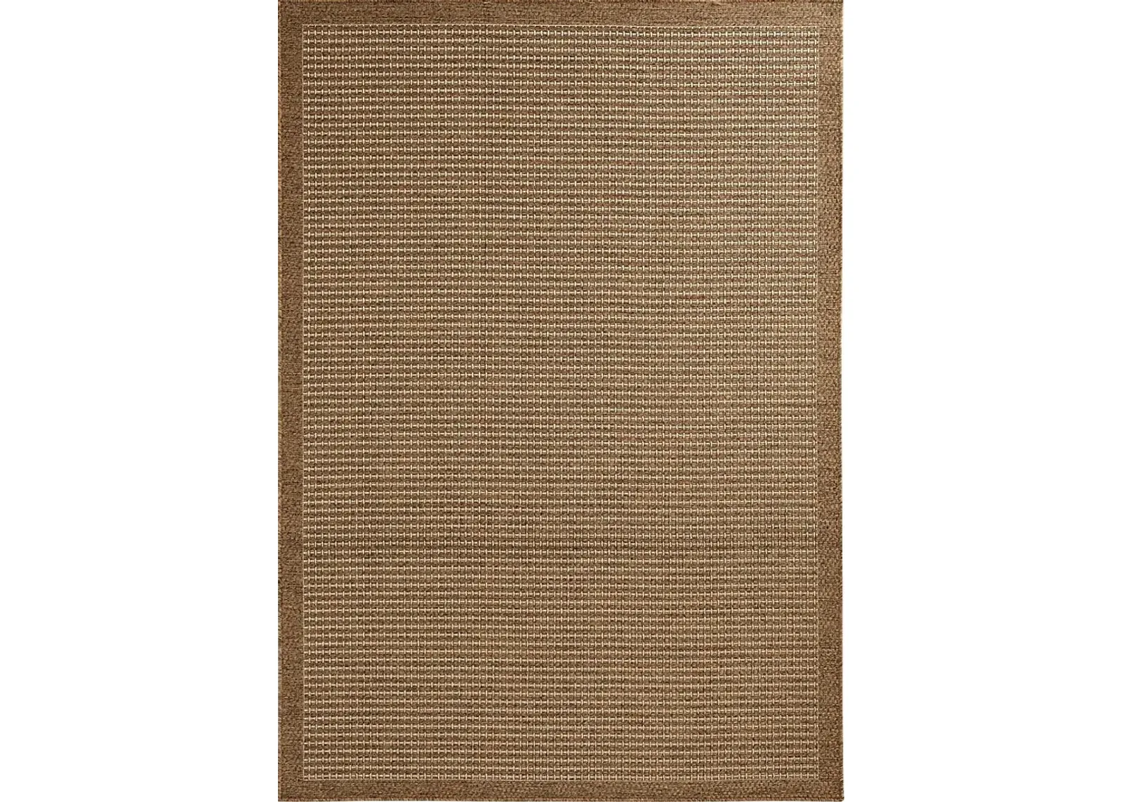 Gasha Tan 6'7 x 9'6 Indoor/Outdoor Rug