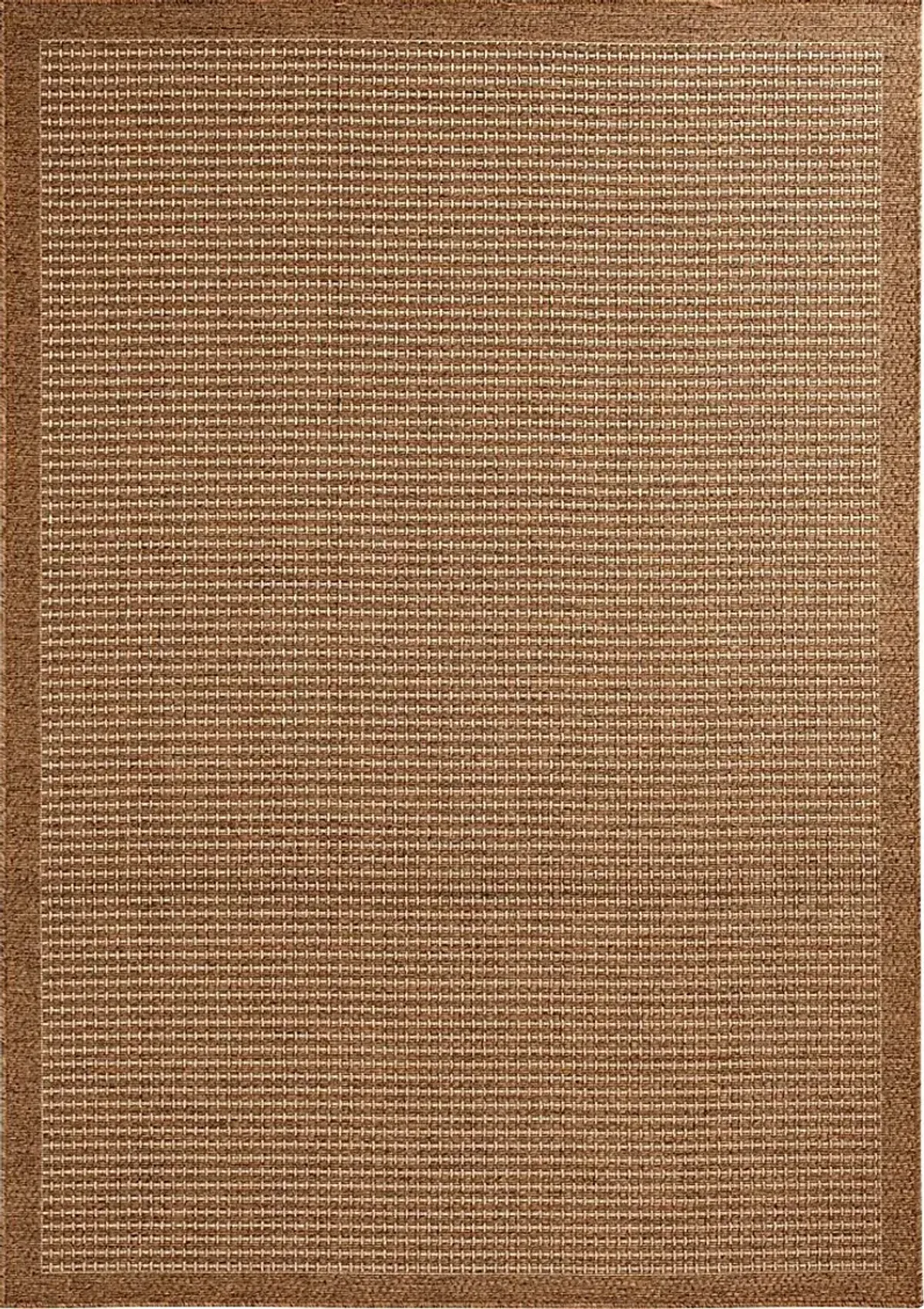 Gasha Tan 6'7 x 9'6 Indoor/Outdoor Rug