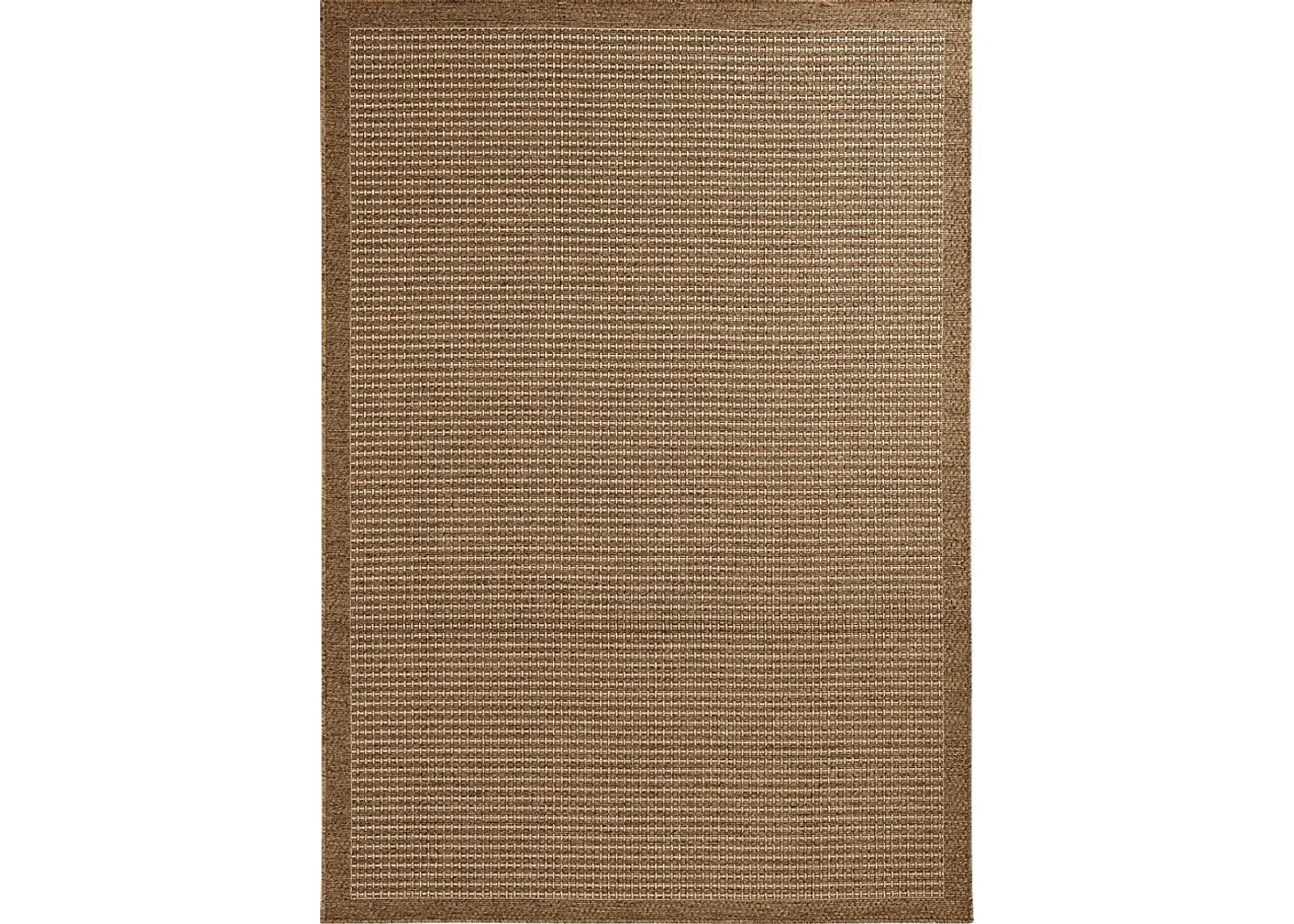 Gasha Tan 7'10 x 9'10 Indoor/Outdoor Rug