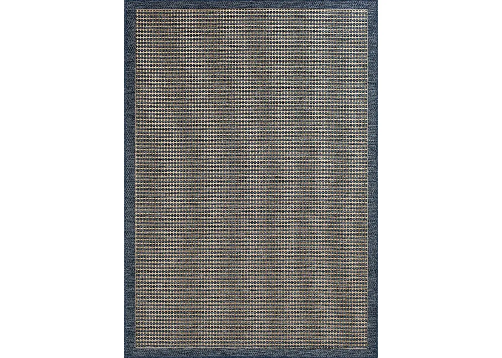 Gasha Blue 5'3 x 7'7 Indoor/Outdoor Rug