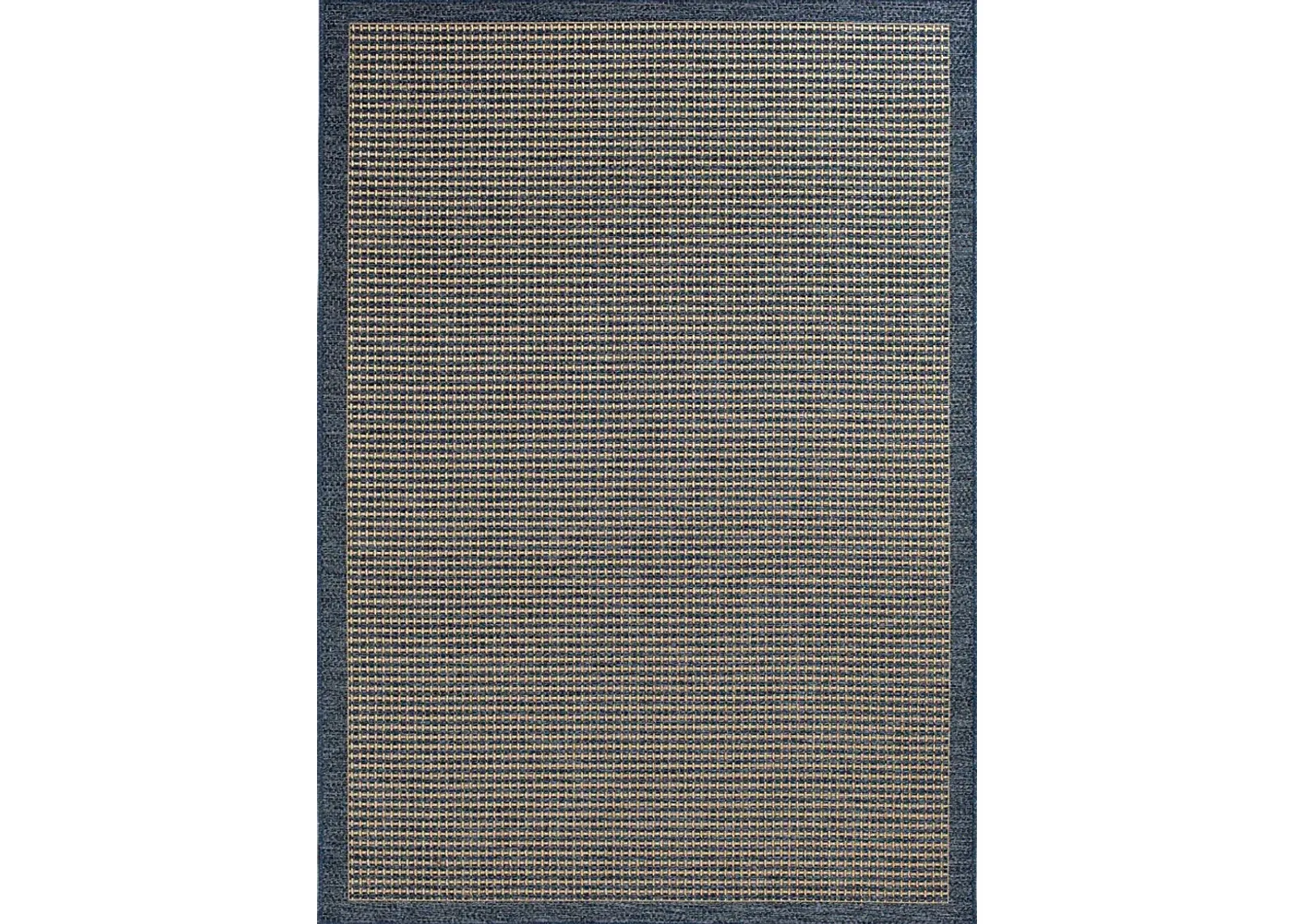 Gasha Blue 6'7 x 9'6 Indoor/Outdoor Rug