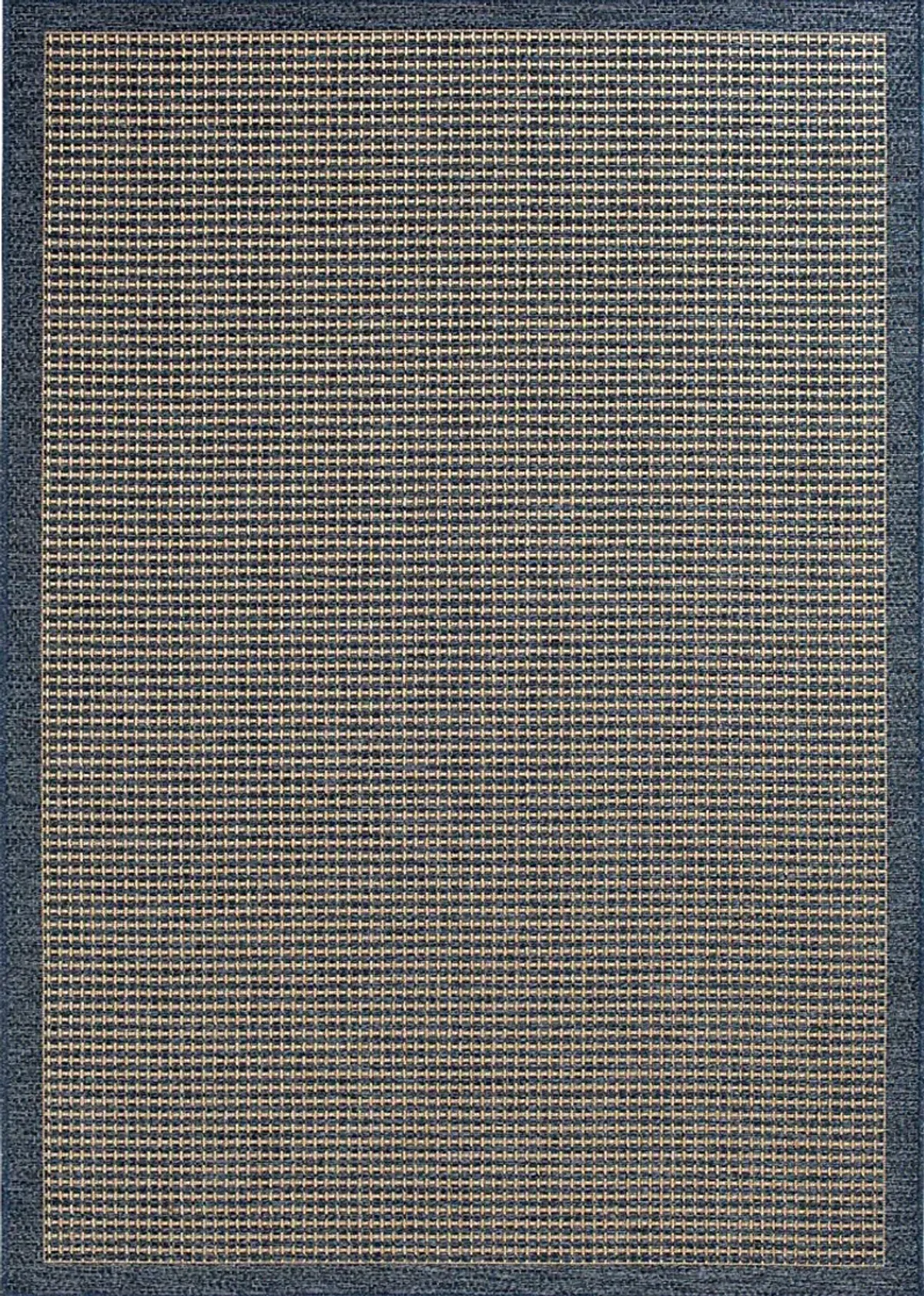 Gasha Blue 6'7 x 9'6 Indoor/Outdoor Rug