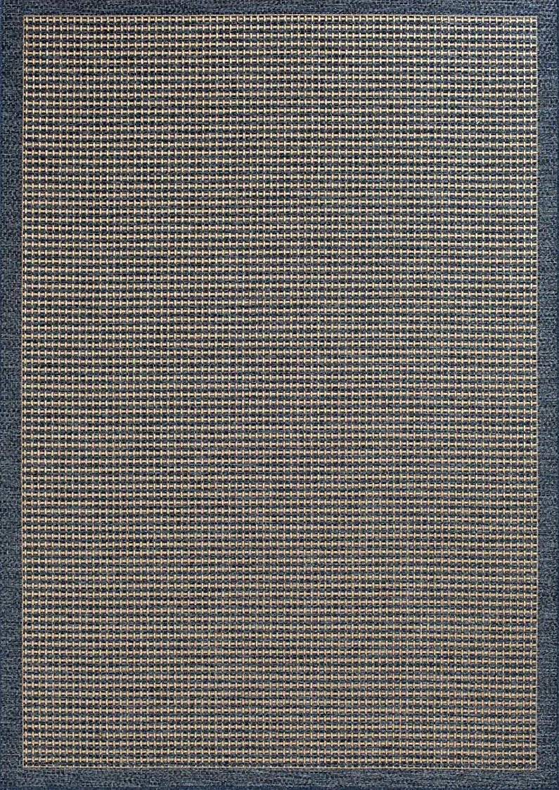 Gasha Blue 7'10 x 9'10 Indoor/Outdoor Rug