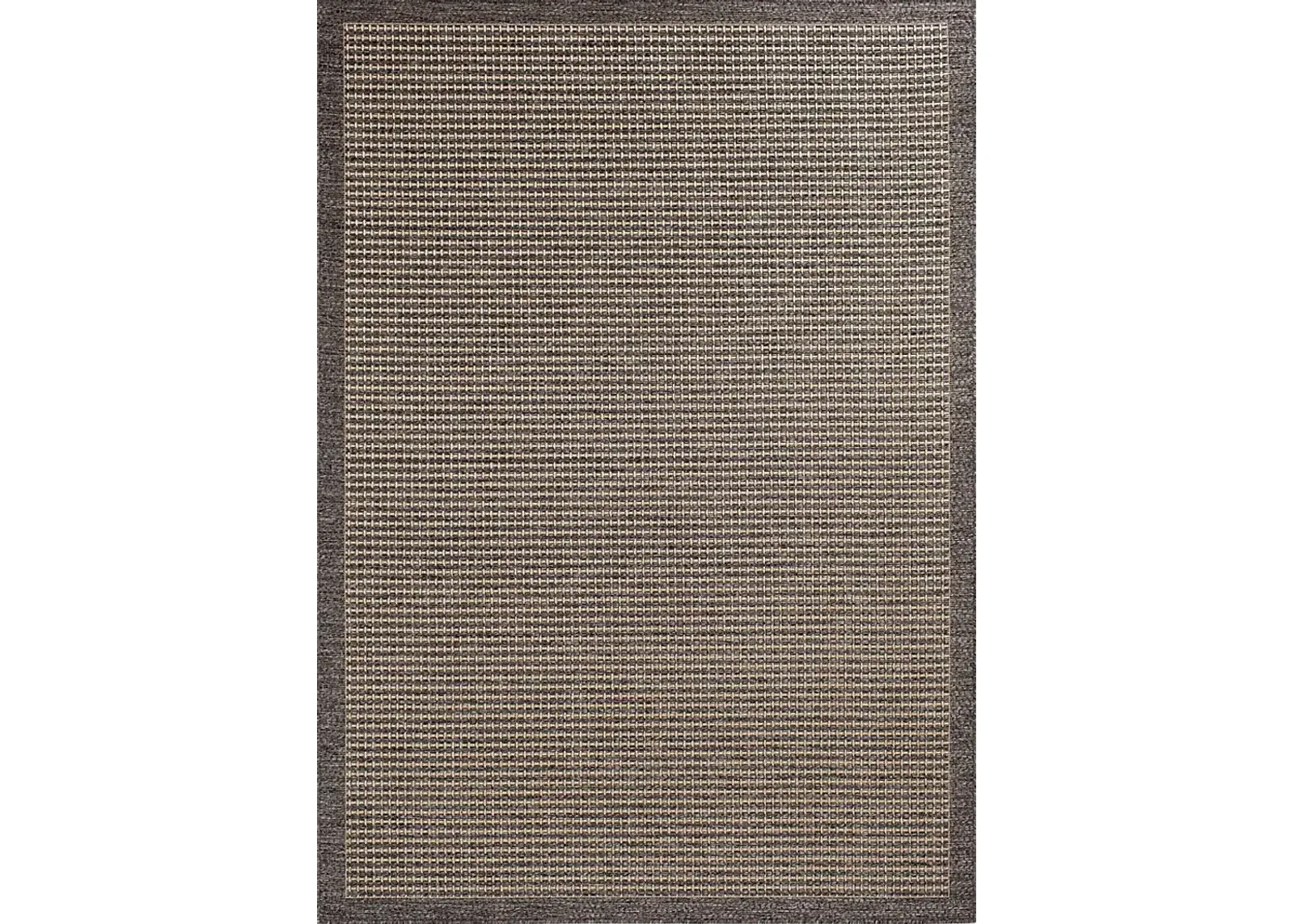 Gasha Brown 6'7 x 9'6 Indoor/Outdoor Rug