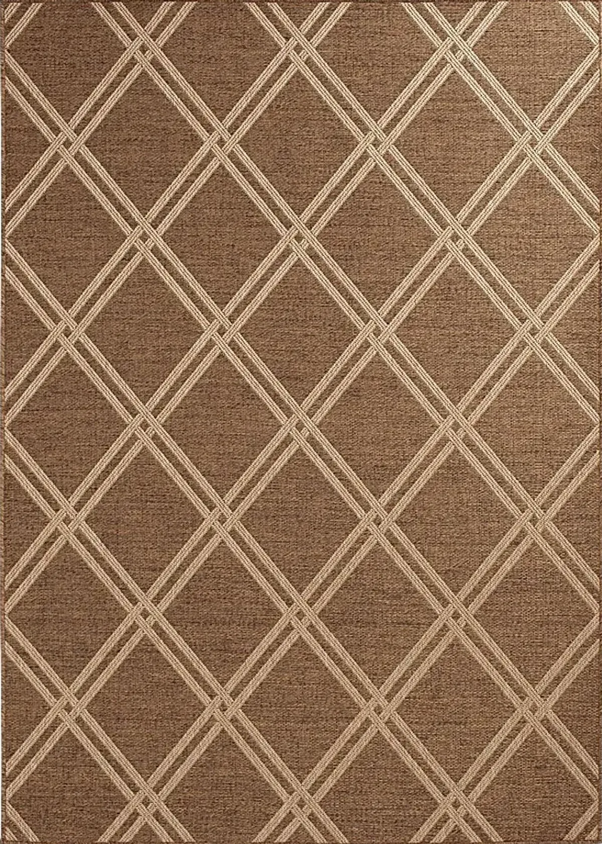 Eristy Tan 6'7 x 9'6 Indoor/Outdoor Rug