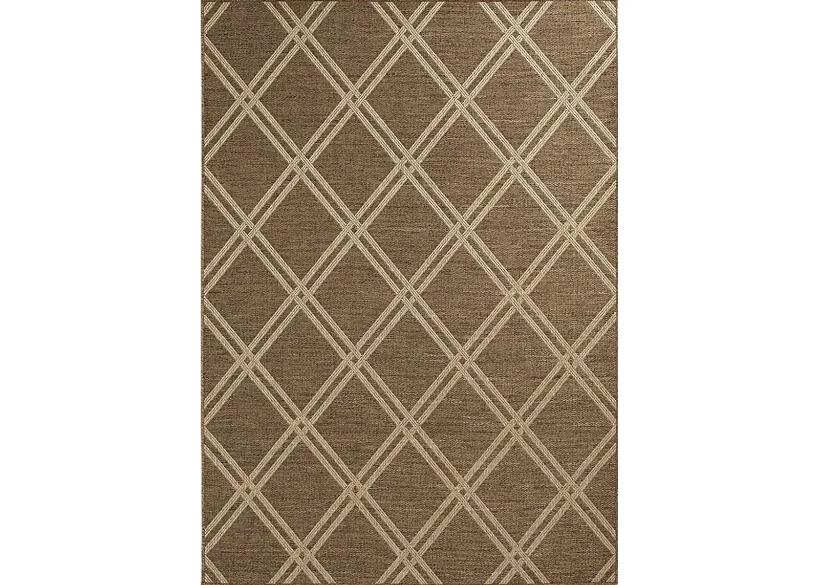 Eristy Tan 6'7 x 9'6 Indoor/Outdoor Rug