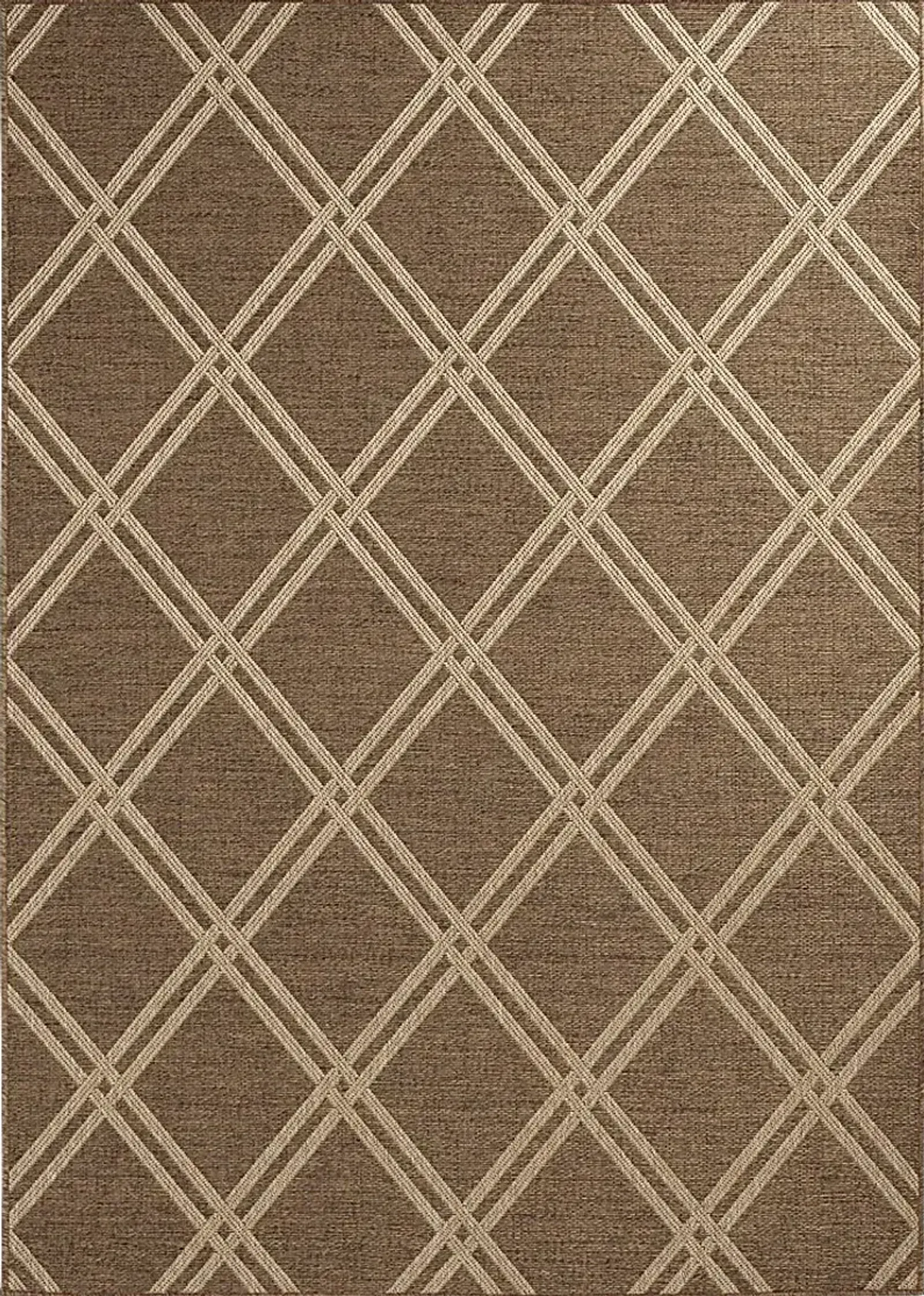 Eristy Tan 6'7 x 9'6 Indoor/Outdoor Rug