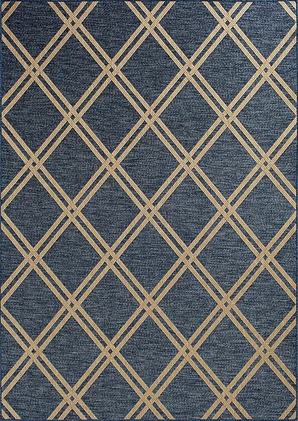 Eristy Blue 5'3 x 7'7 Indoor/Outdoor Rug