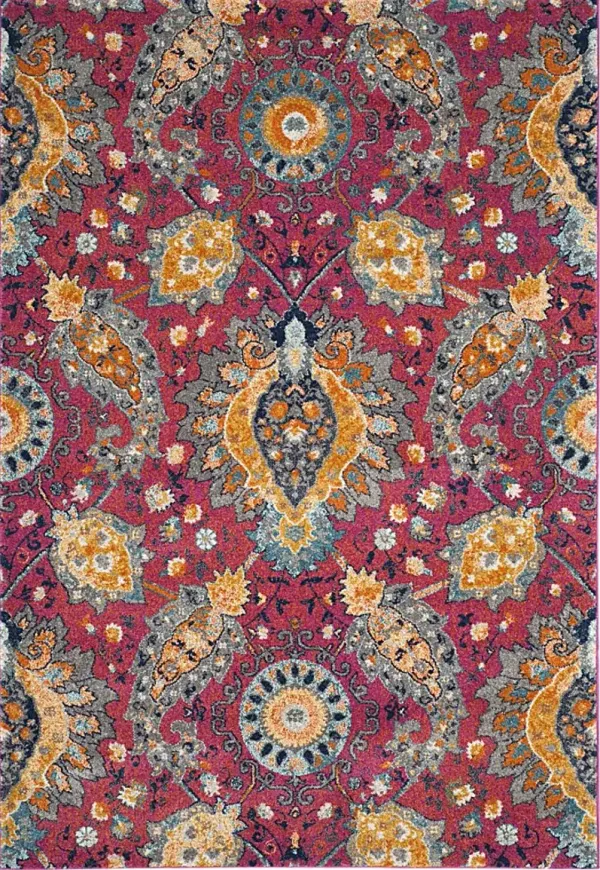 Chancey Park Fuchsia 4' x 6' Rug