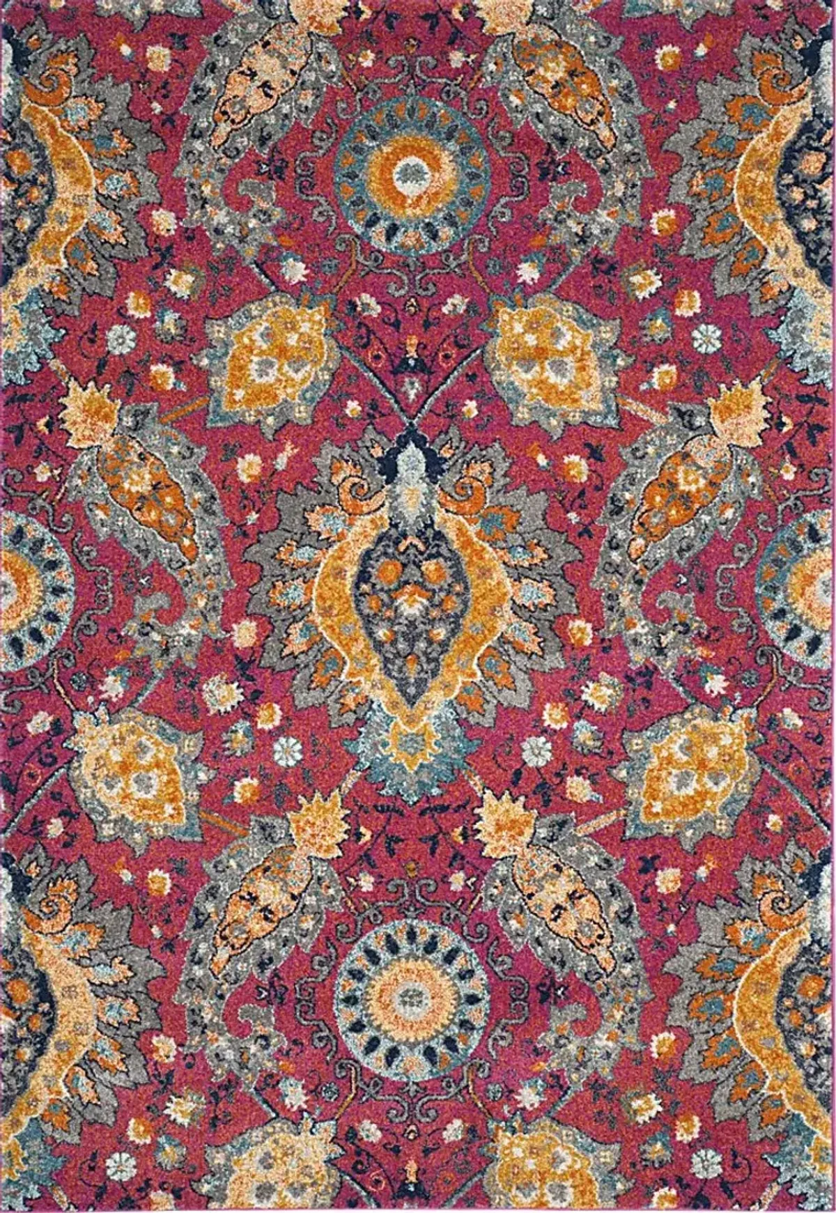 Chancey Park Fuchsia 5'1 x 7'6 Rug