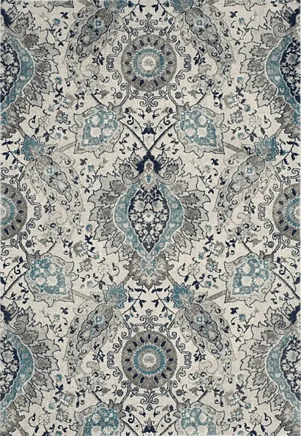 Mentmore Trace Light Gray 3' x 5' Rug