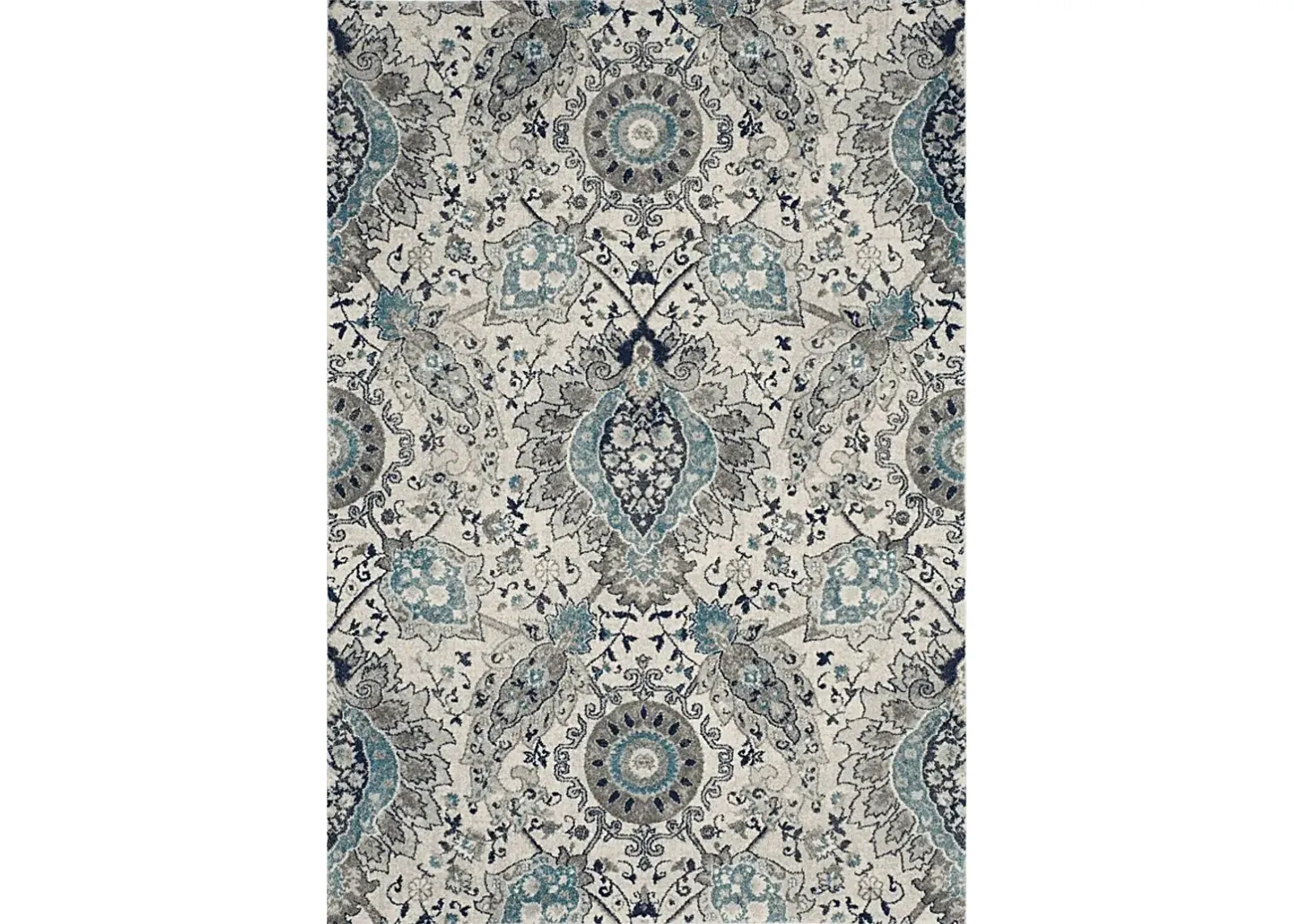 Mentmore Trace Light Gray 4' x 6' Rug