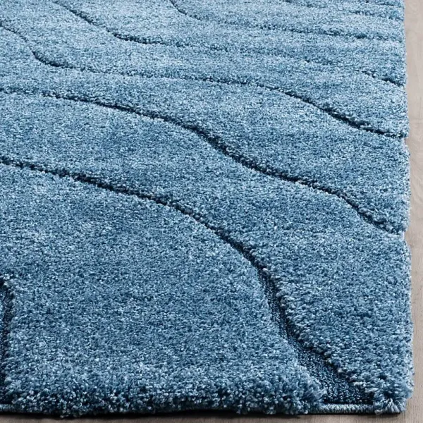 Ocean Gray Blue 6' x 9' Rug