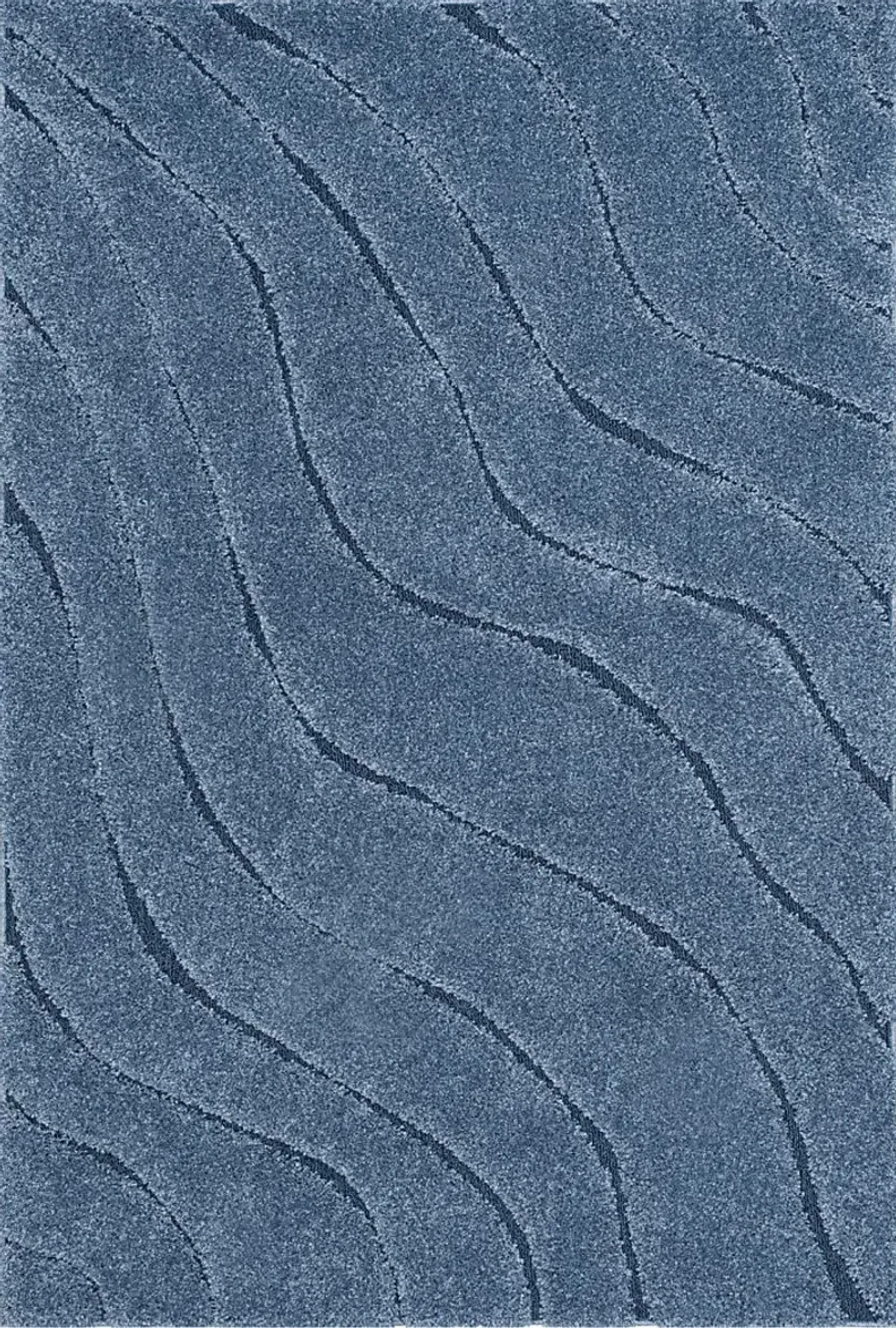 Ocean Gray Blue 6' x 9' Rug