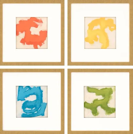 Huntleigh Brown Set of 4 Artwork