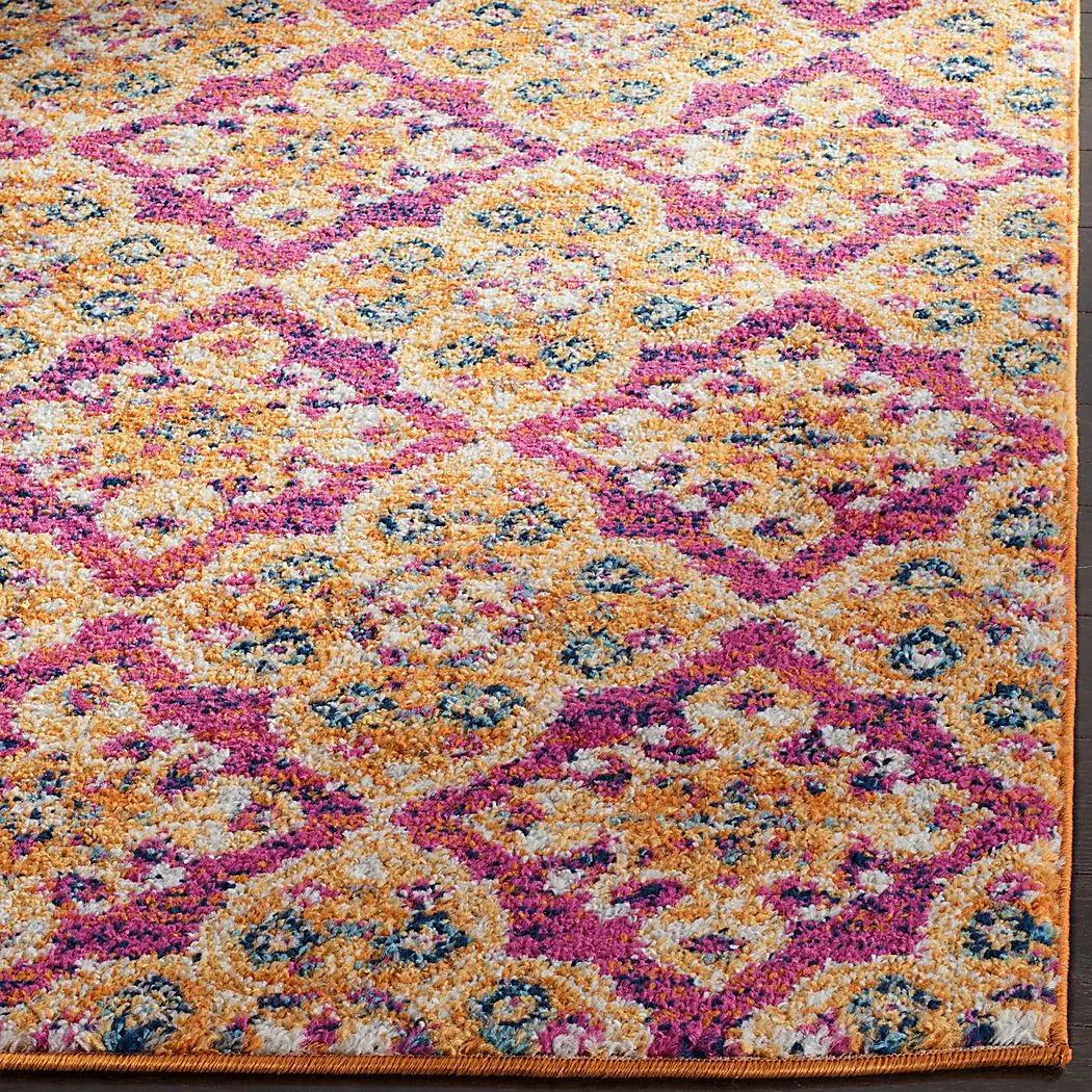 Harbor Terrace Fuchsia 2'3 x 8' Runner Rug